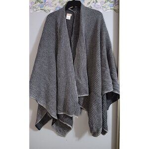 Inverni One Size Italy Knit Wool Classic Designer Business Kimono Wrap